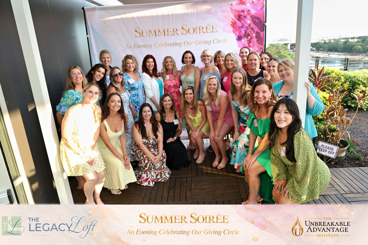 Guests at The Giving Circle's Women's Summer Soirée