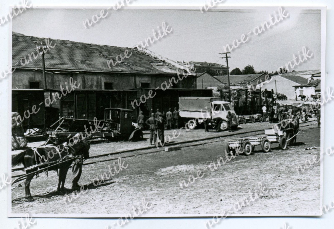 Foto WH 100. Jäger Division, Bahnhof Skopje, aus