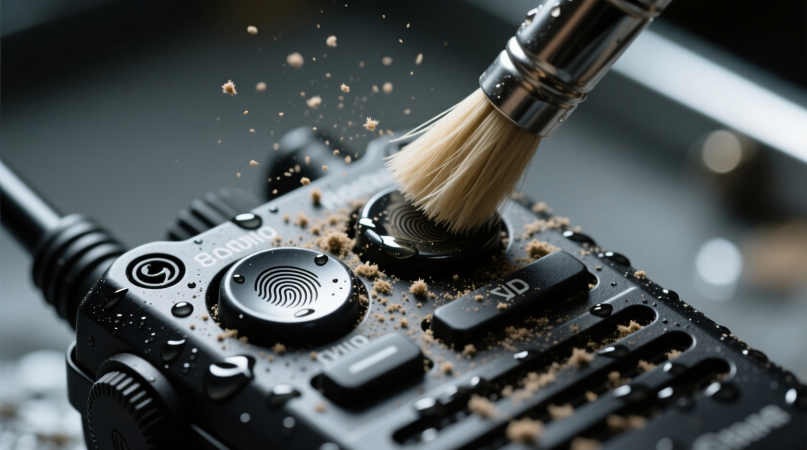 Чистка кнопок водонепроницаемого радио