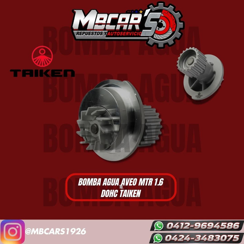 BOMBA DE AGUA CHEV AVEO M1.6 DOCH 