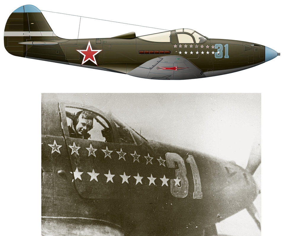 Bell-P-39-Airacobra-55GvIAP-1HYAD-Blue-31-Ivan-Maksimovich-Zelenin-Belorussian-Front-1944-0A