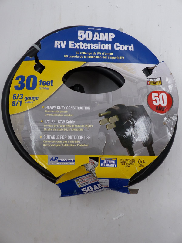 VOLTEC 30' 50 AMP RV EXTENSION CORD 16-00561