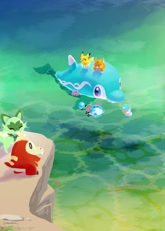 pikachu-sprigatito-fuecoco-quaxly-marill
