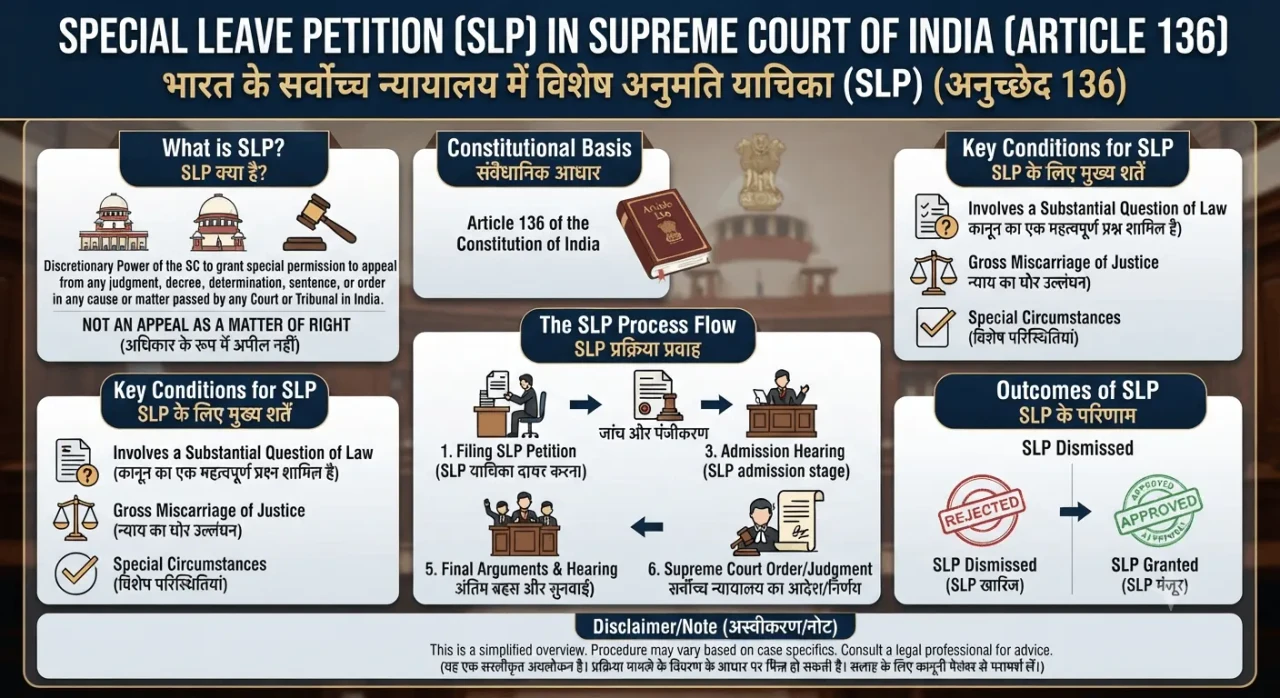 SLP in Supreme Court: Meaning, Process, Eligibility & Fees