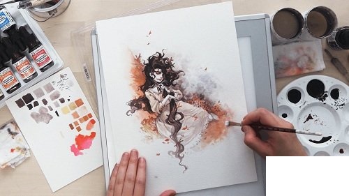 Character Illustration Create a Character with Photoshop & Watercolor Character Illustration Create a Character with Photoshop & Watercolor