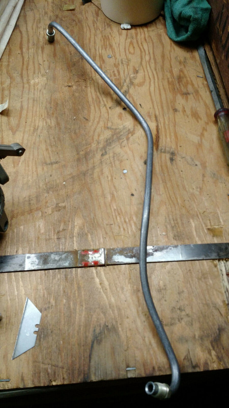 NOS 283 2V pump to carb line