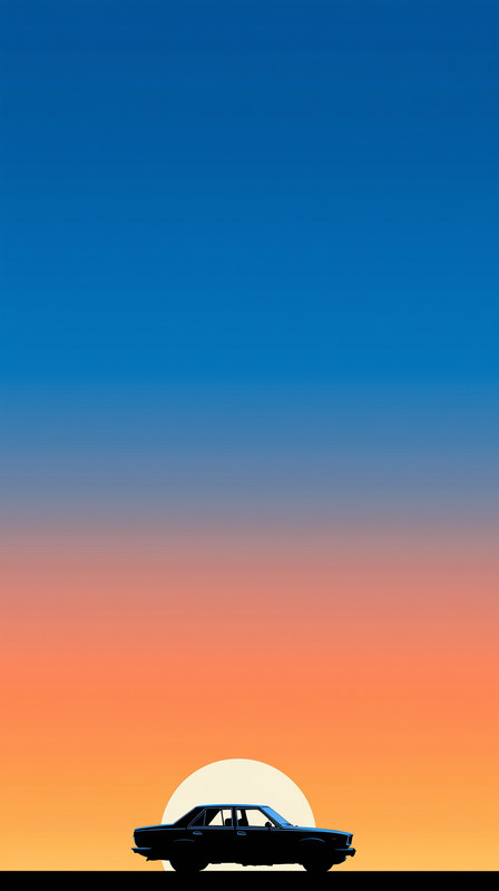 Car_silhouette_against_geometric_sunset_simple_sh_e32ff00f-a5da-4a36-bb77-130120bb6d1b