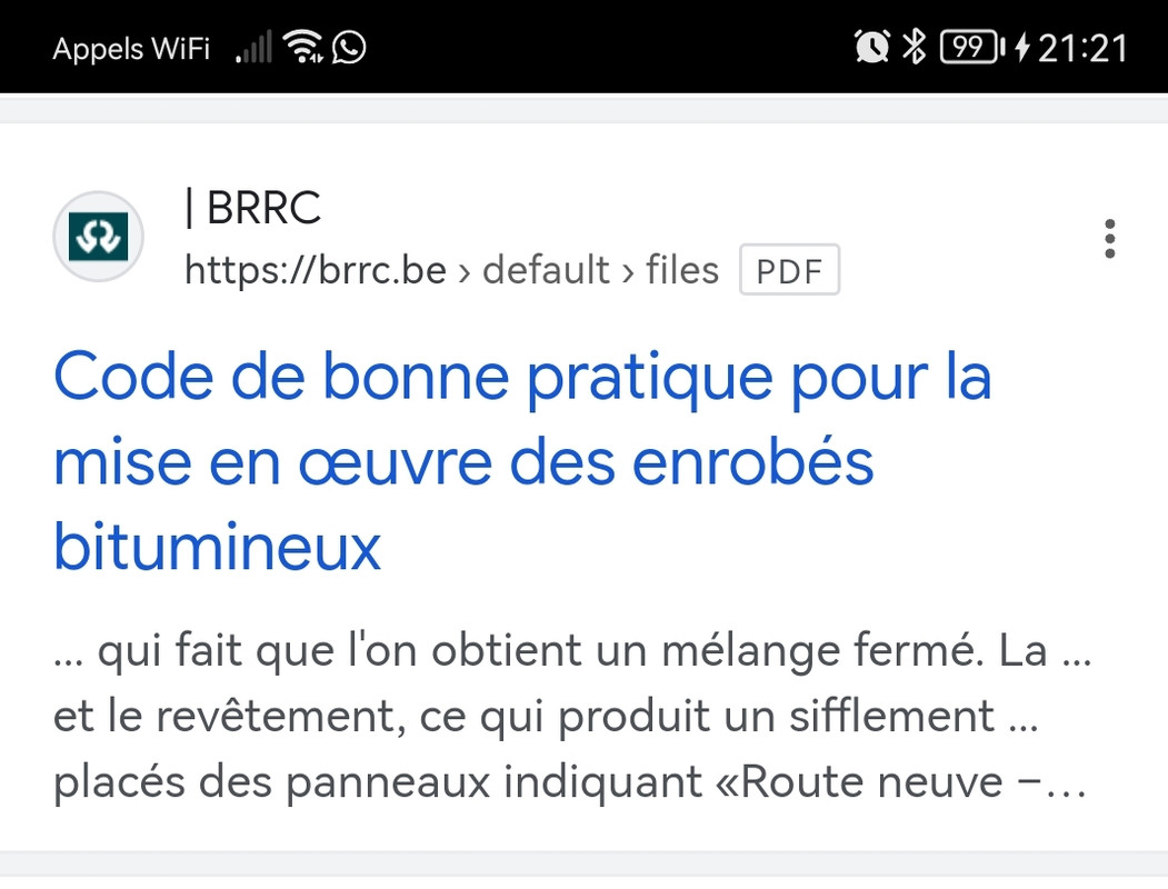 Pourquoi le bitume neuf chante-t-il ?