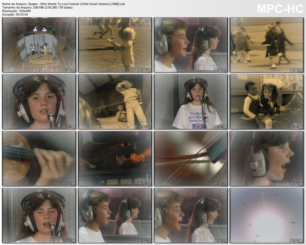 Queen - Who Wants To Live Forever (Child Vocal Version) (For the Bone Marrow Donor Appeal) [1986]