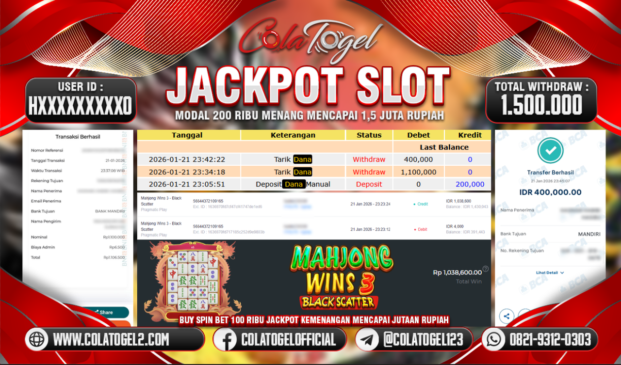 JACKPOT SLOT GACOR!!