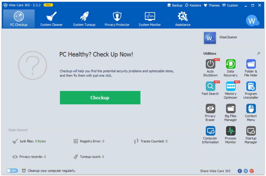 Wise Care 365 Pro 6.3.9.617 Estabiliza, asegura y acelera 1