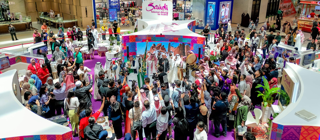 Aerial-View-of-the-Saudi-Travel-Fair-at-IOI-Putrajaya
