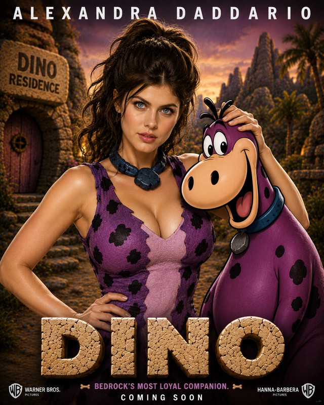 Alexandra Daddario Dino