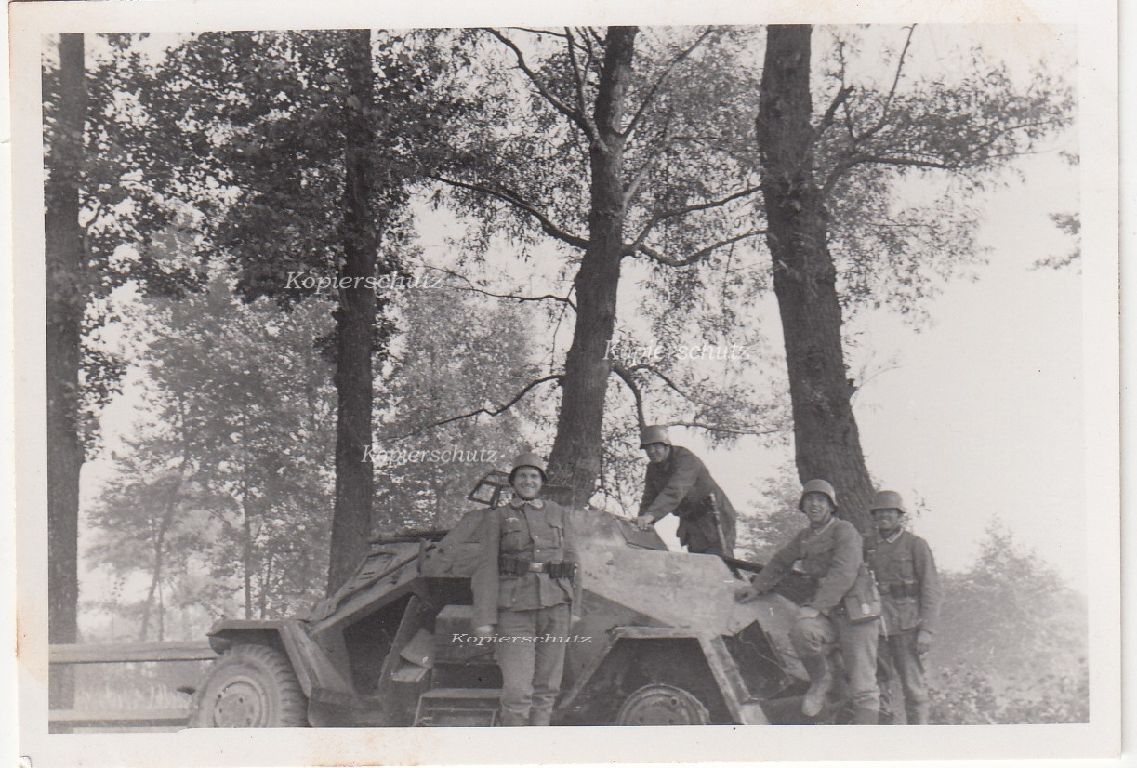 org. Foto Polen Kfz SdKfz Panzer Spähwagen
