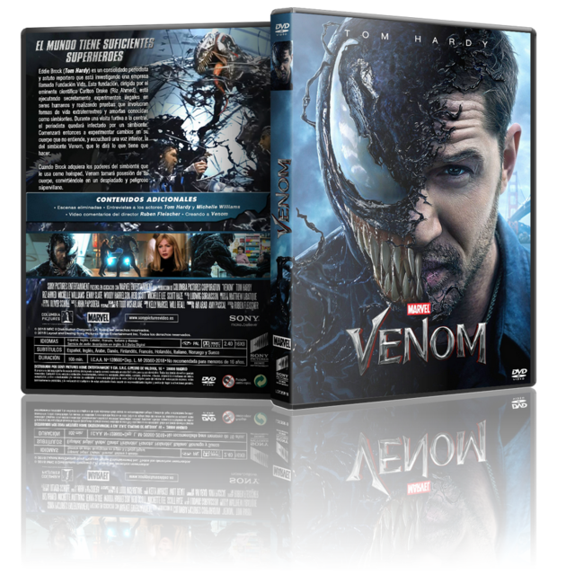Portada - Venom [2018] [DVD9Full] [Pal] [Cast/Ing/Hu/Cz/Po/Tu] [Sub:Varios] [Fantástico]