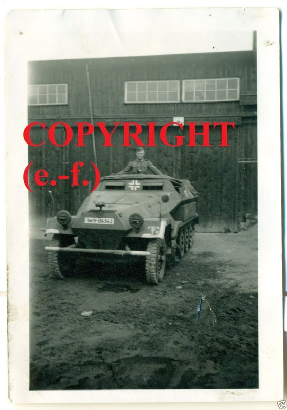 FAHRZEUG - SCHÜTZENPANZER - SdKfz 251 - Selt. Au