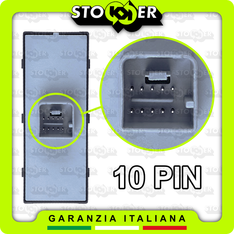 Interruttore Comando Alzacristalli Elettrico Master Compatibile con Per