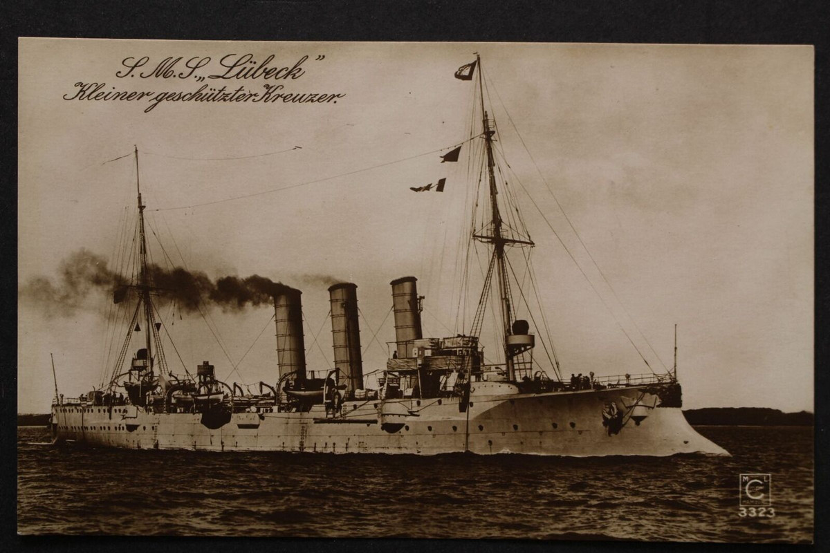 Kaiserliche Kriegsmarine, S.M.S. -Lübeck- kleiner geschützter Kreuzer - 421032