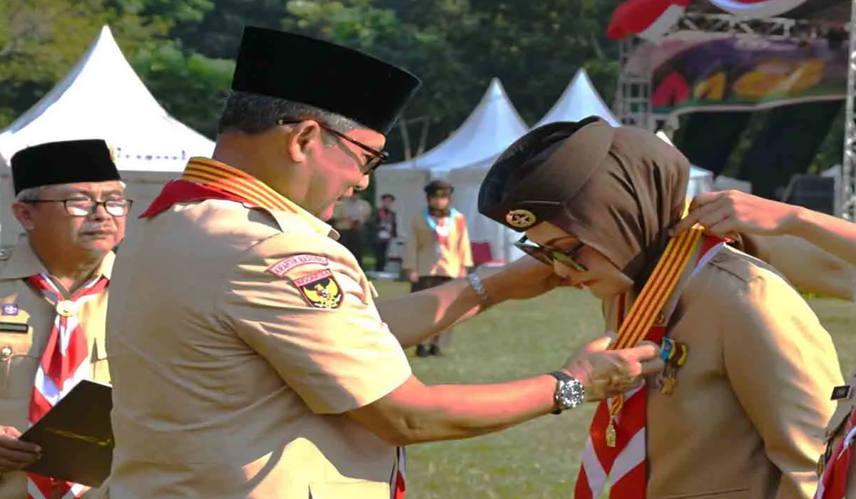 Widya Pratiwi Cetak Sejarah! Ketua Kwarda Maluku Raih Lencana Melati dari Kwarnas!