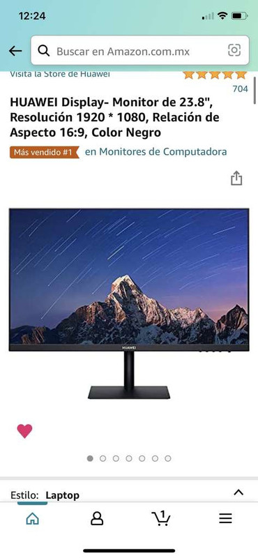 Monitor Huawei 23.8 "Precio sin Promos Ban" 