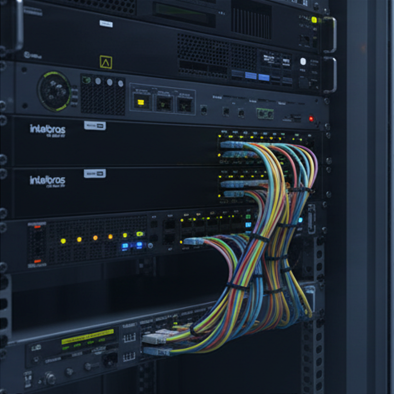 Selo da tecnologia Multi HD 4 em 1 da Intelbras