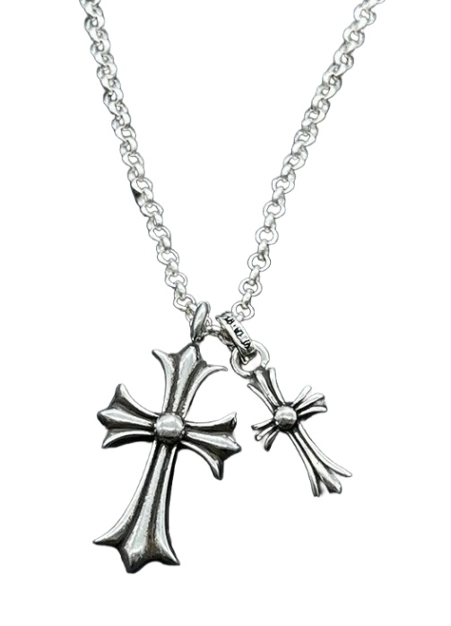 Chrome Hearts Double Cross Pendant