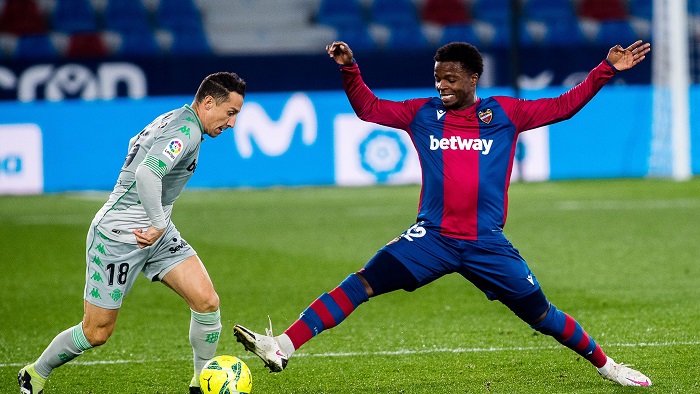 Levante vs Real Betis, 21h15 ngày 14/09