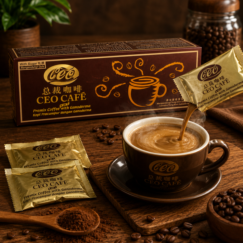 CEO Cafe Sachet Emas — Tanpa Gula