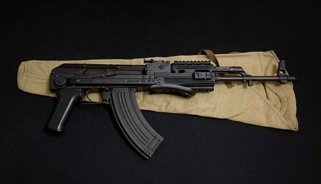 Охолощенный автомат АКМС LCT тактический UP TKMS UP складной 🔥 - 2