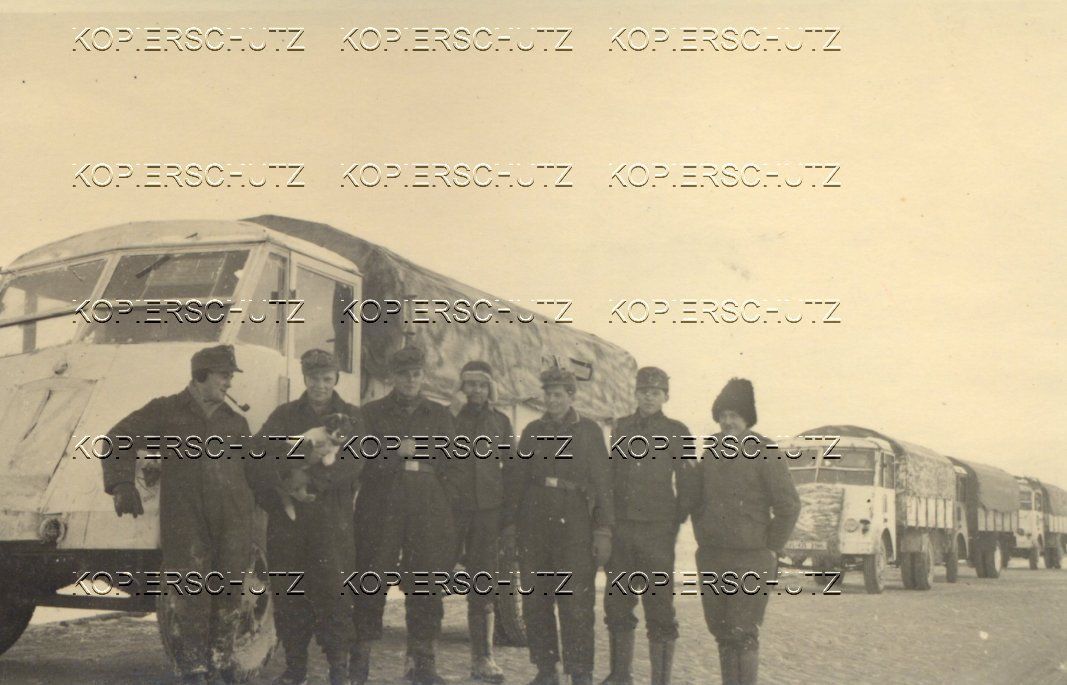 Foto französischer Beute LKW Renault Wintertarnu