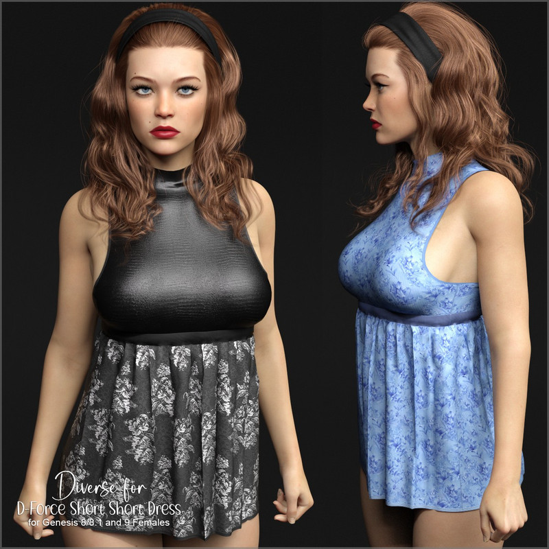 Diverse for D-Force Short Short Dress