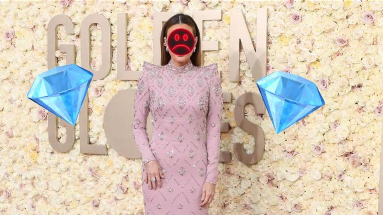 Famosa pierde un diamante en los Golden Globes, así pidió ayuda