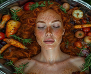 Garden wedding wom sleep begin Redhair 0 07