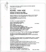Achiel Van Hoe 1991-05-01