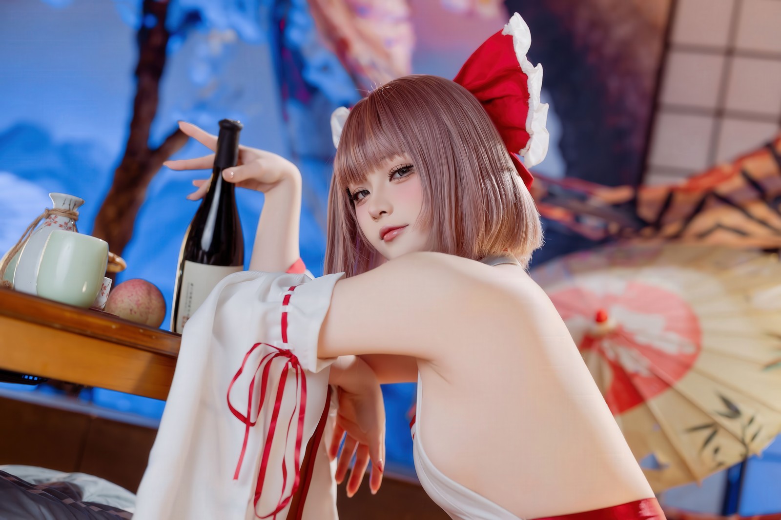 屿鱼 Yuyu 兼职巫女 Cosplay 写真图集（66P｜639MB）插图