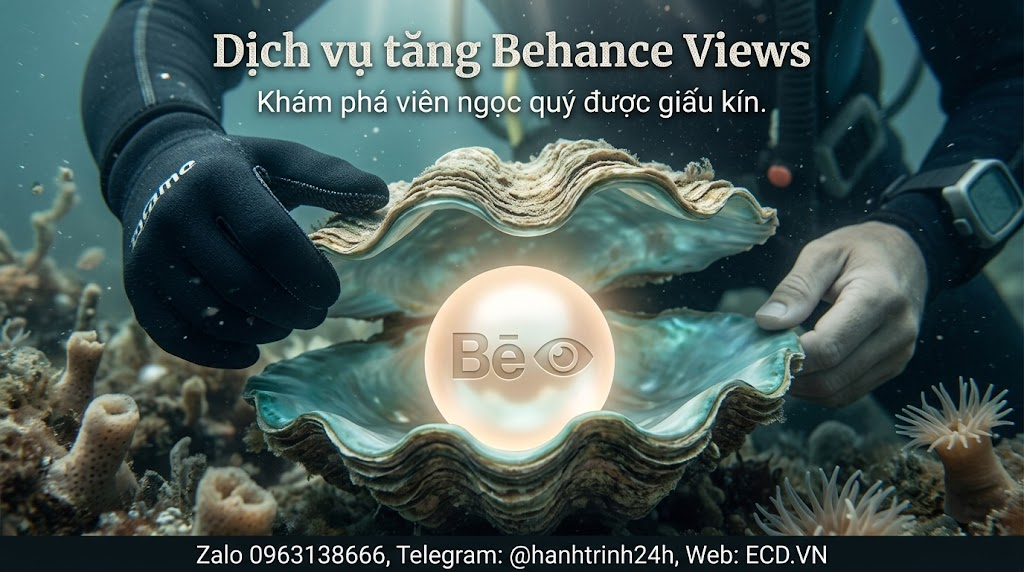 dịch vụ tăng behance views nhanh chóng project behance