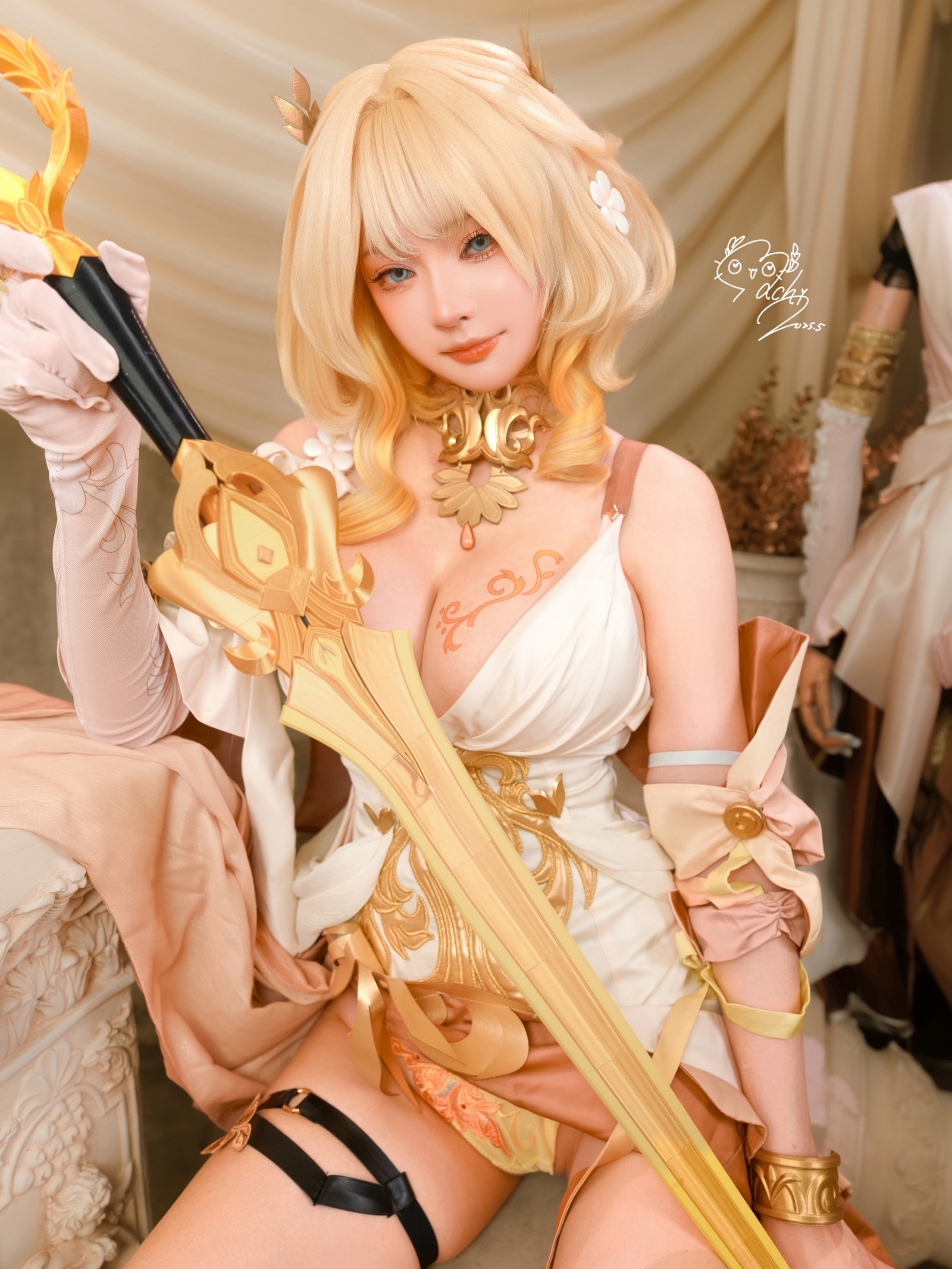 Machi马吉 Aglaea 角色写真集｜高质量Cosplay高清图包（106P-173.3M）插图2
