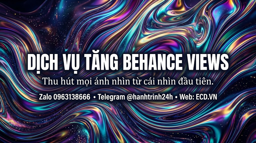 tăng behance views 2024 cho project