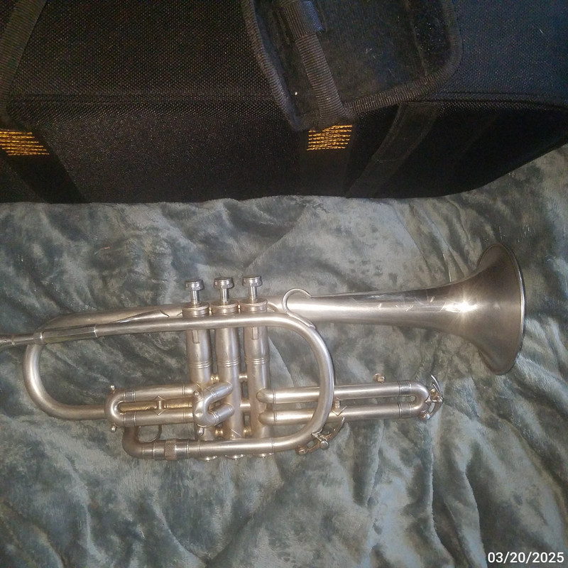 KING 1942-45 MASTER CORNET sn 264933 silver(12)