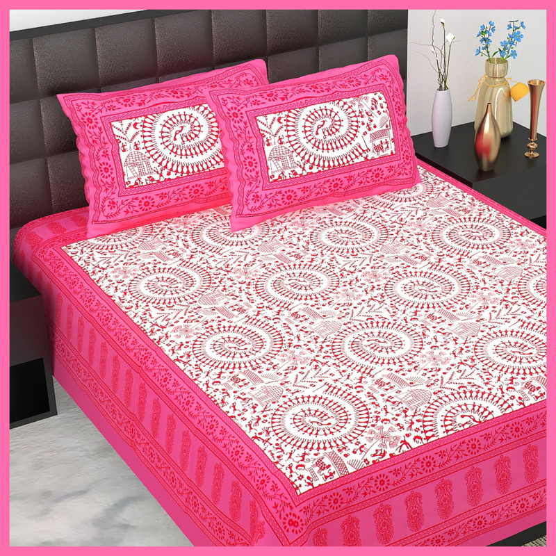 amazon cotton bedsheet bazar cotton fabric rajasthani design 1 (118)