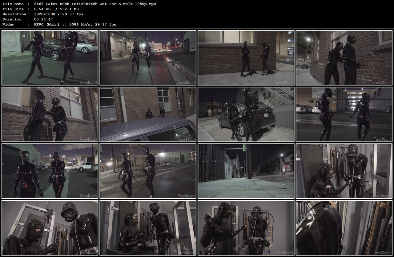 2466 Latex Rubb Fetishkitch Out For A Walk 1080p mp4