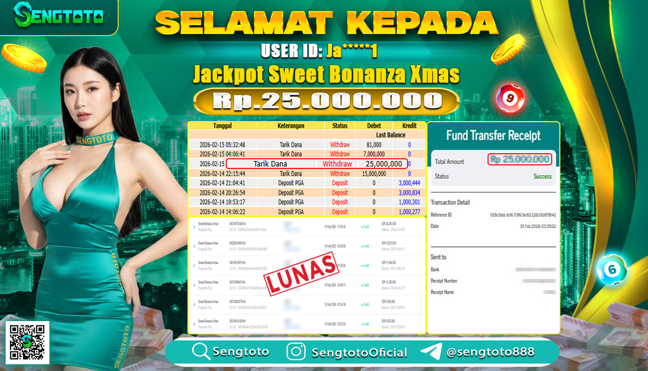 BUKTI PEMBAYARAN SLOT SWEET BONANZA XMAS