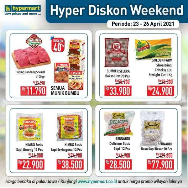 Katalog Promo Hypermart 23-26 April 2021 
