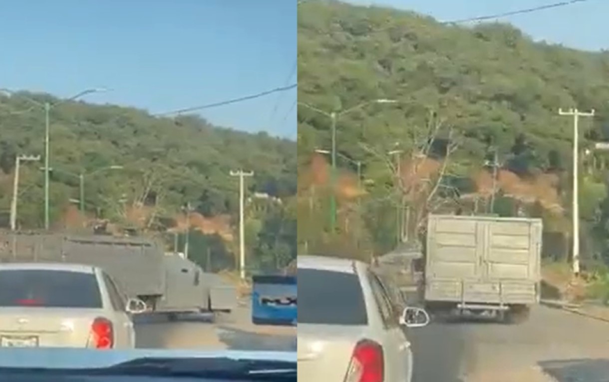 Monstruo blindado se pasea en Michoacán en medio de la narcoguerra