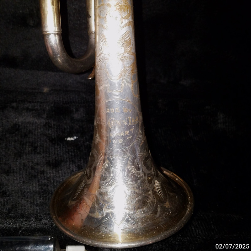 CG Conn 1920 4B New Wonder Symphony Trumpet sn 172165 (14)
