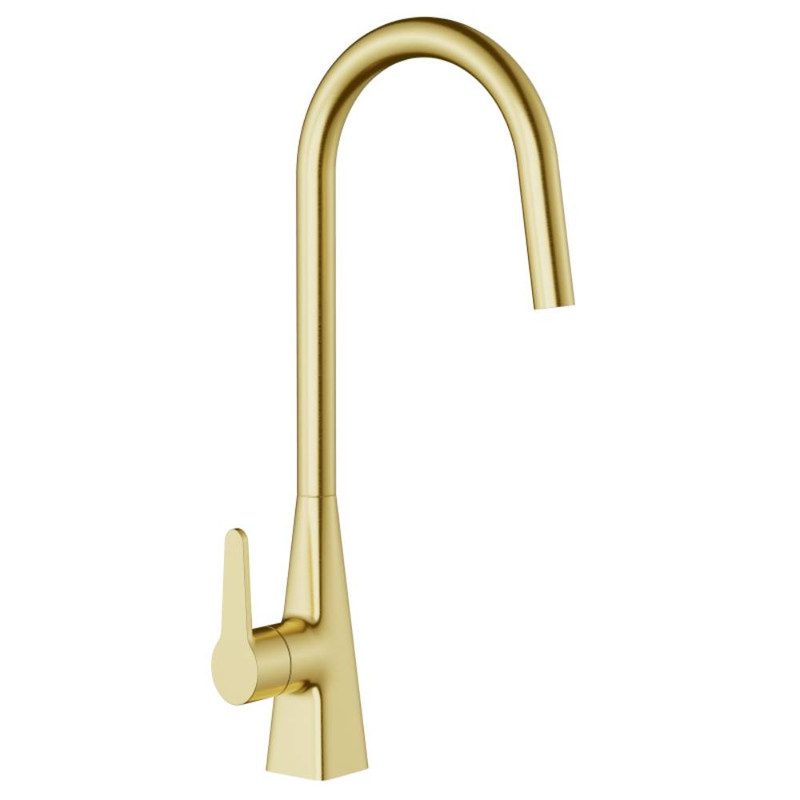 Grifería De Cocina Ultragrif Amber Uga203G01 Monocomando Gold