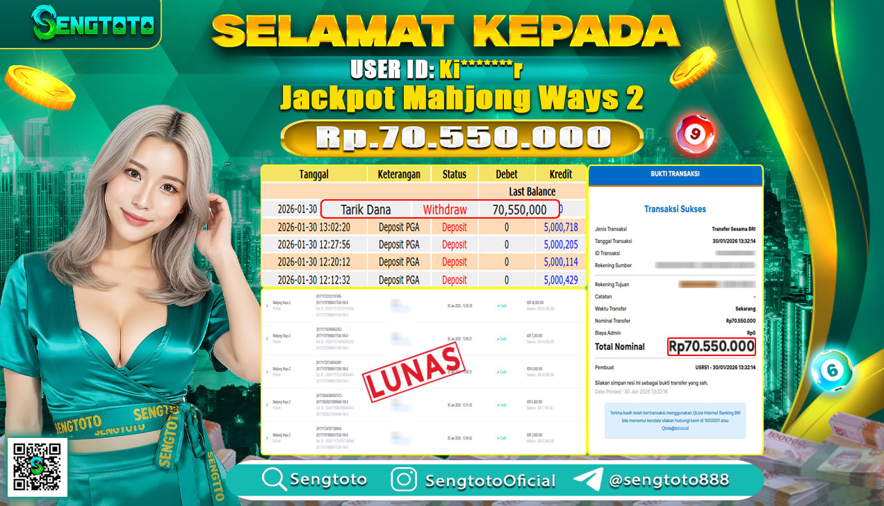 BUKTI PEMBAYARAN SLOT MAHJONG WAYS 2