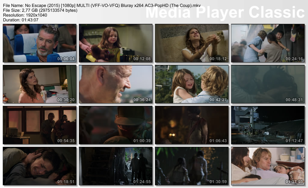 No Escape (2015) [1080p] MULTI (VFF-VO-VFQ) Blur