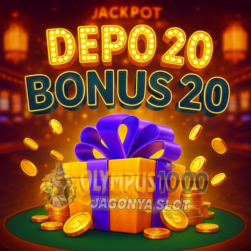 DEPO 20 BONUS 20 : Link Situs Slot Depo 20 + Bonus 20 Mudah Menang 2025 image 1