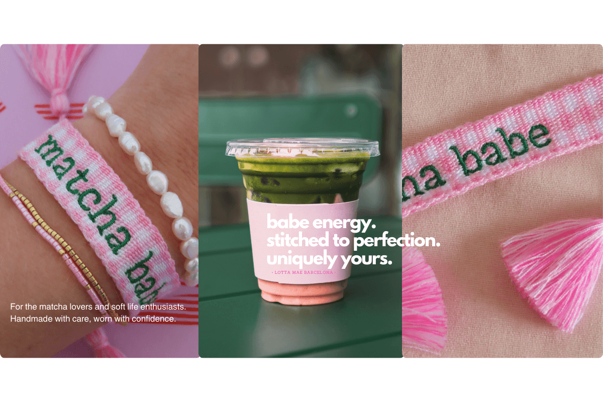 matcha babe bracelet